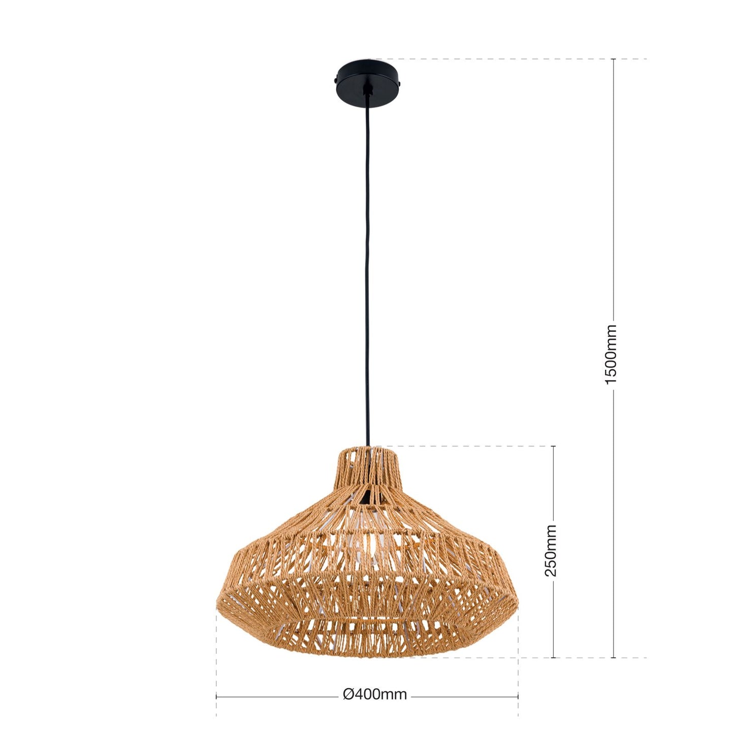 Boho Weave Pendant Light