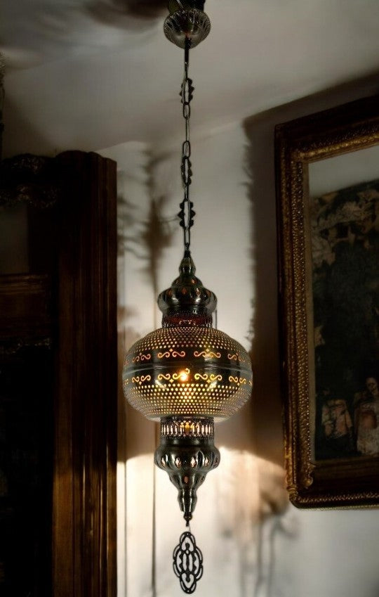 Moroccan Glow – Antique Hanging