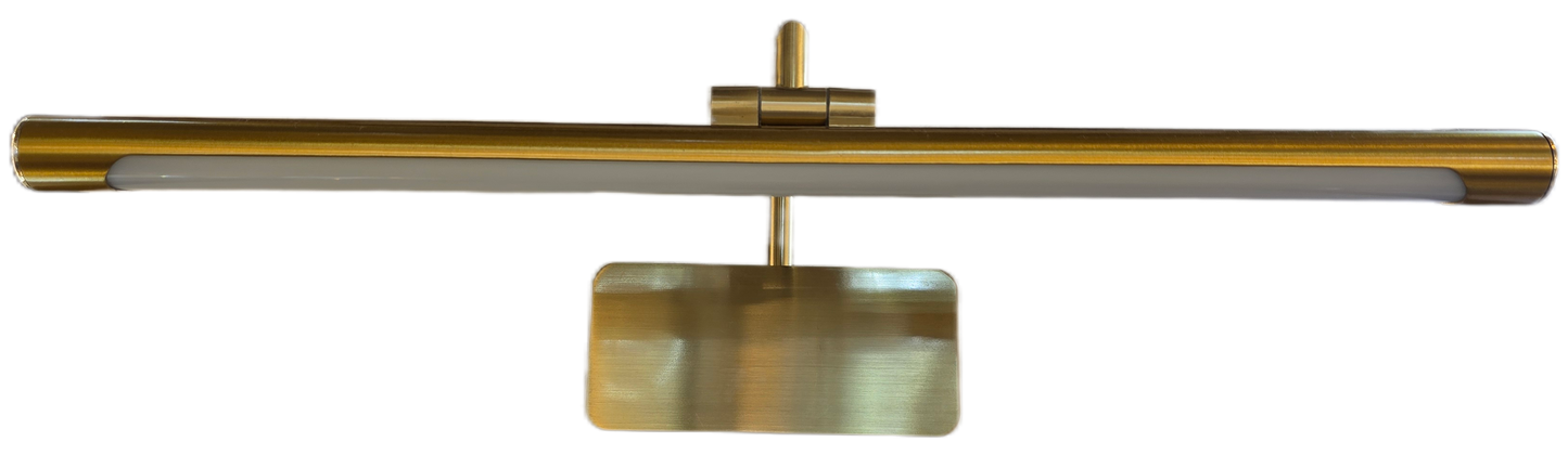 Elegant Antique Brass Picture Light