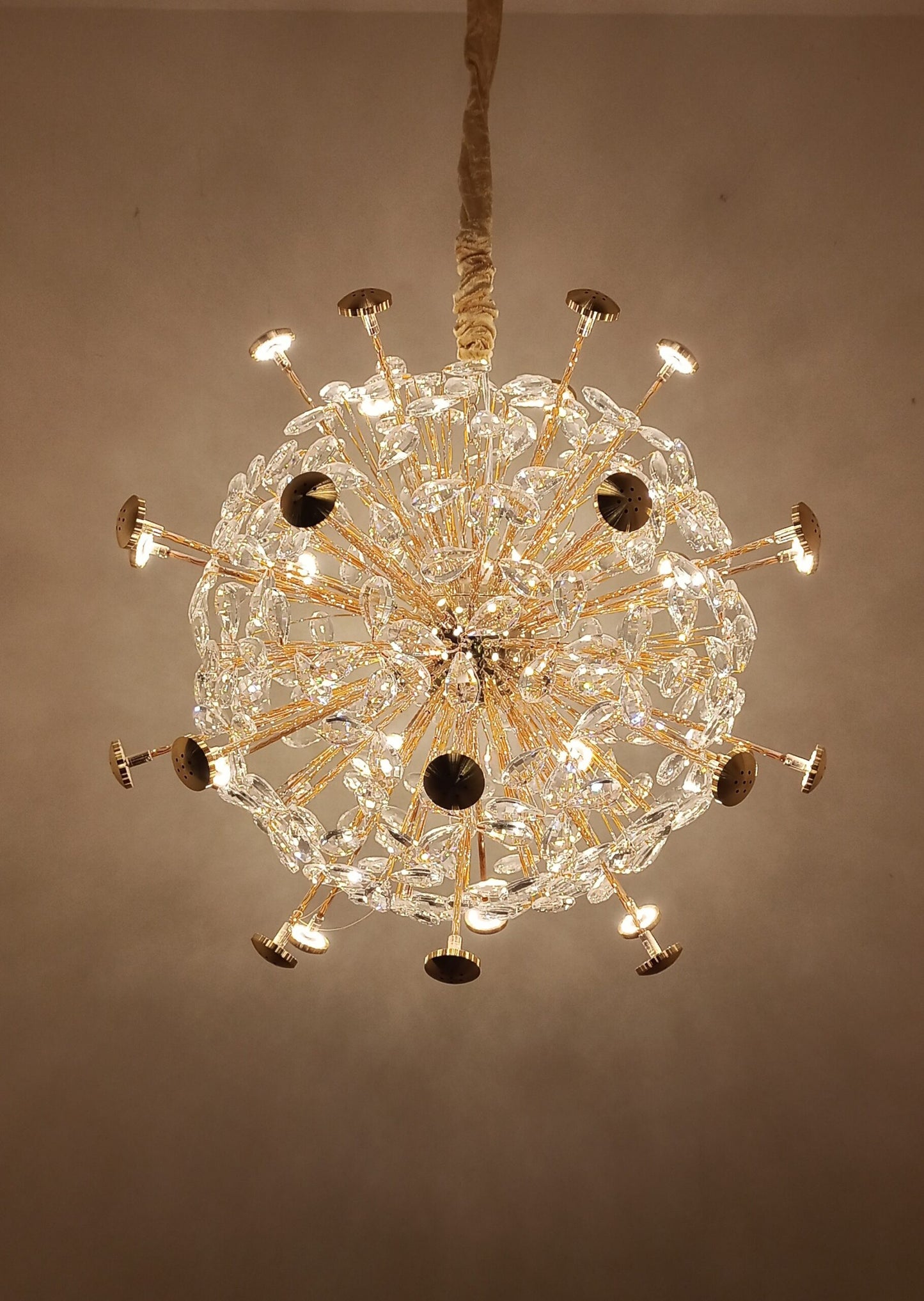 Luxury Modern Sputnik Crystal Chandelier