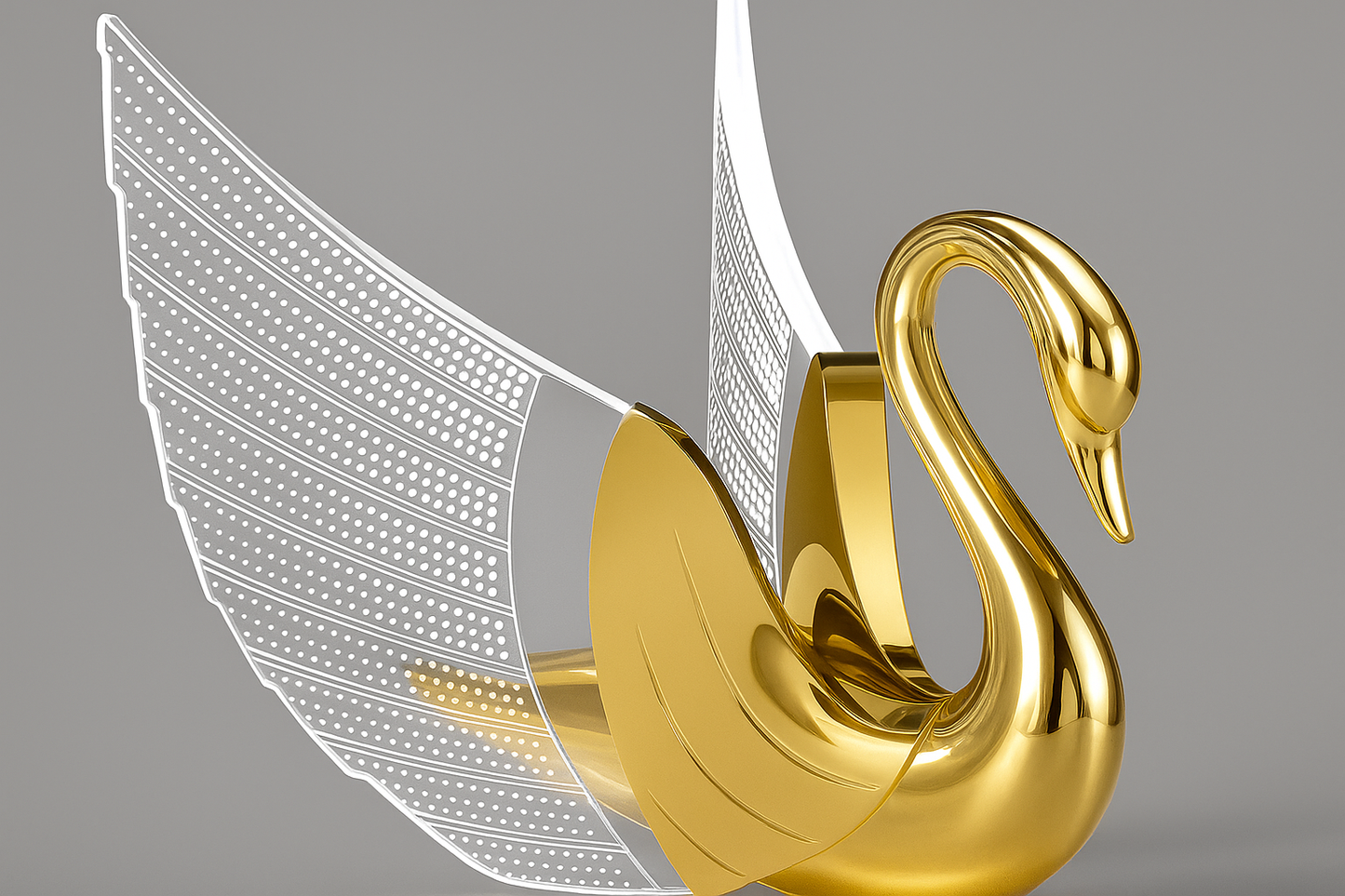 Elegant Swan Pendant Light