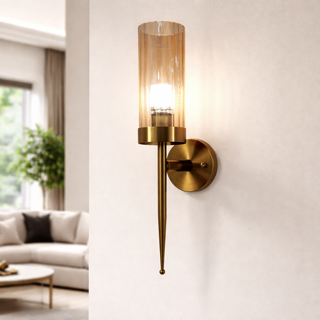LuxeFlare Wall Light