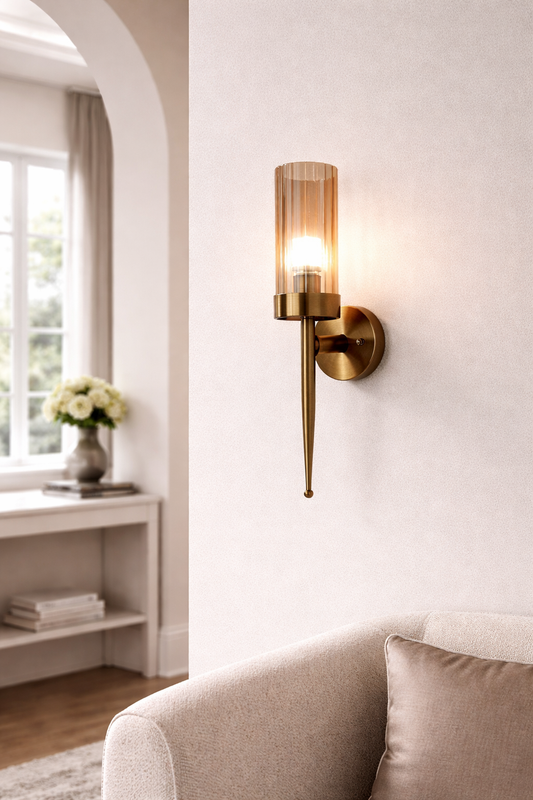 LuxeFlare Wall Light