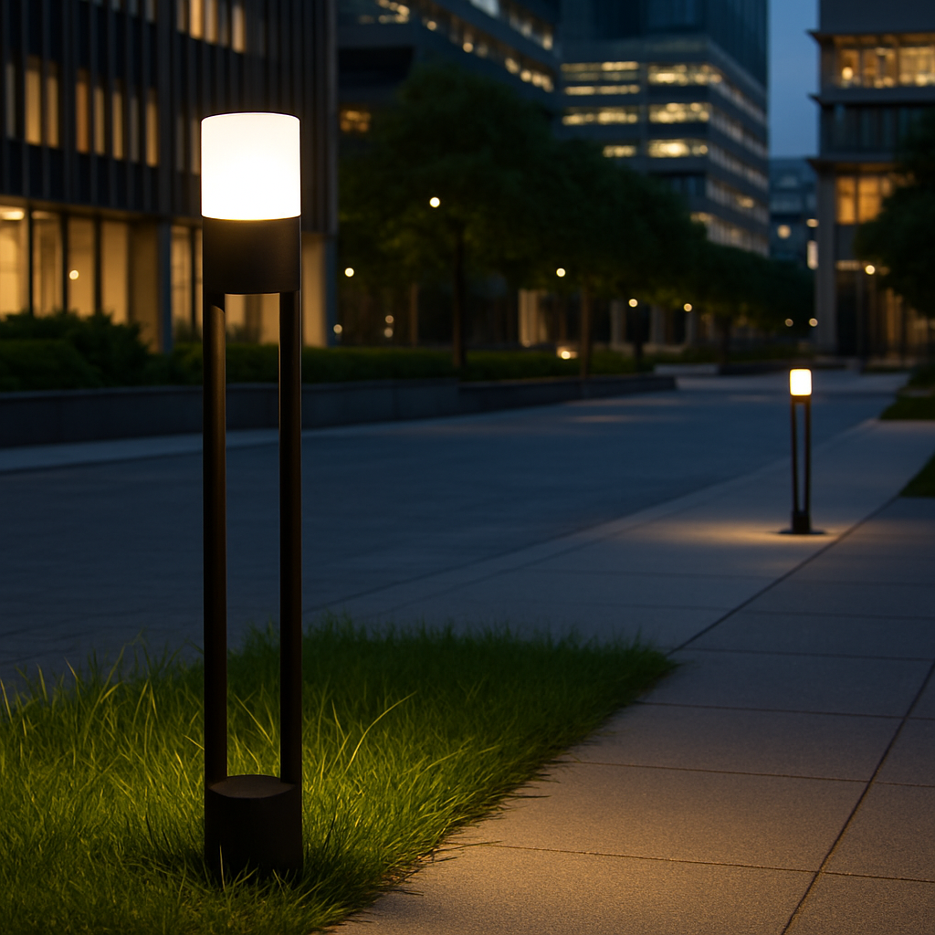 Modern Outdoor Bollard Light LED