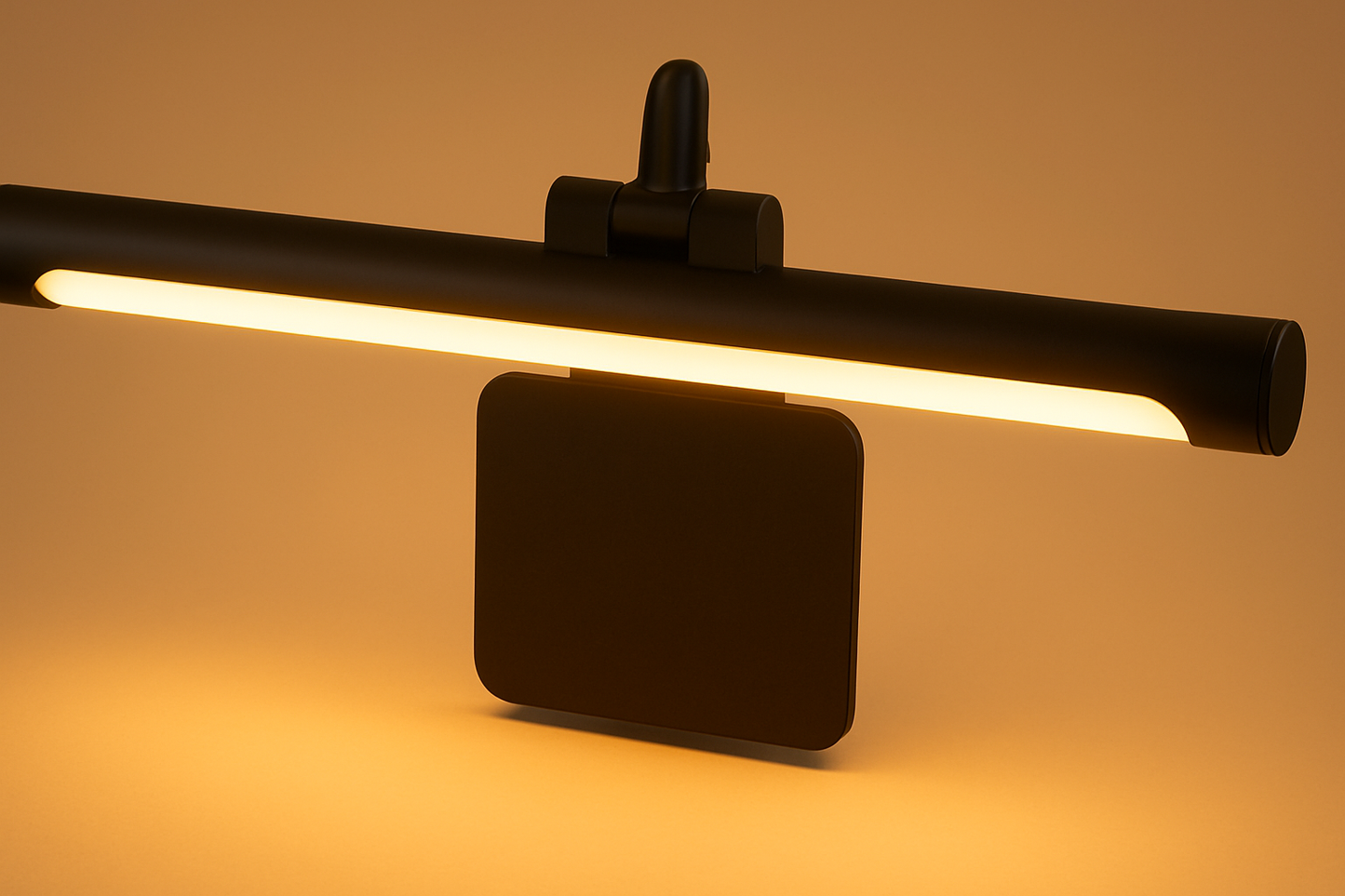 Sleek Black LED Picture Light