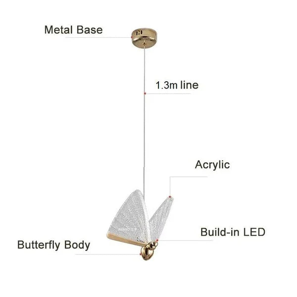 Butterfly Hanging Light