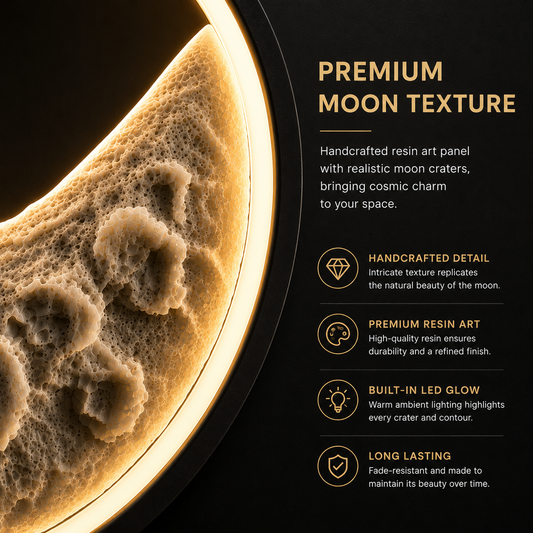 Luna Halo Moon Wall Light