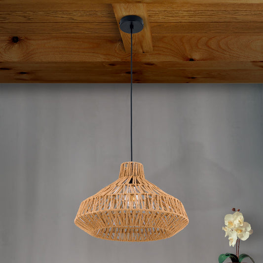 Boho Weave Pendant Light