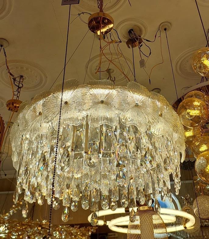 Crystal Floral Chandelier