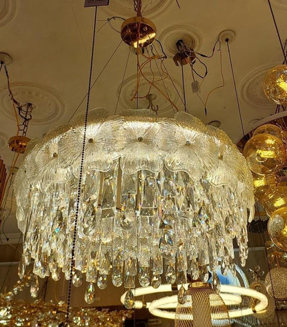 Crystal Floral Chandelier