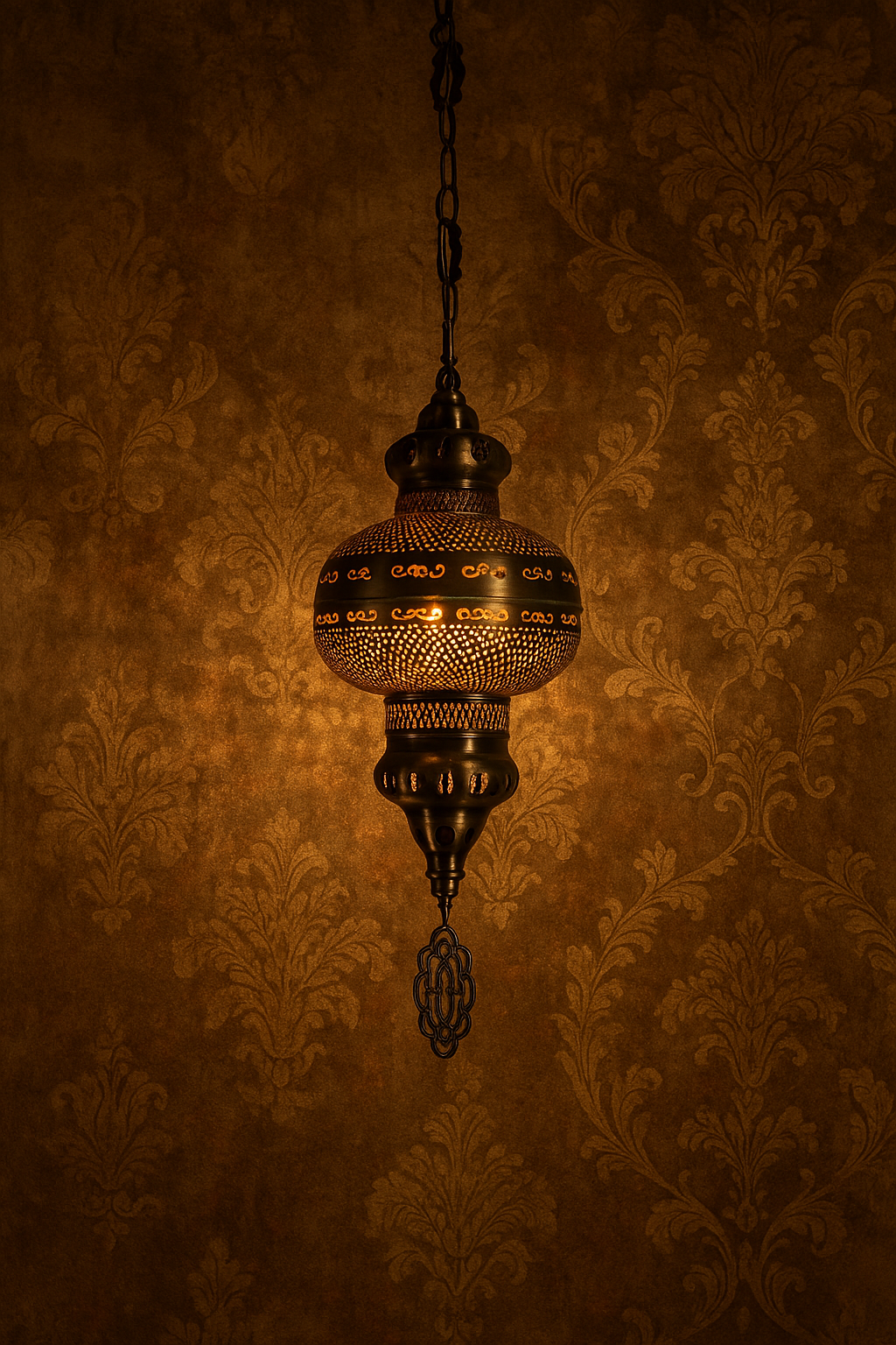 Moroccan Glow – Antique Hanging