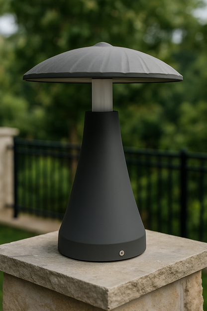 Modern Mushroom LED Gate Light