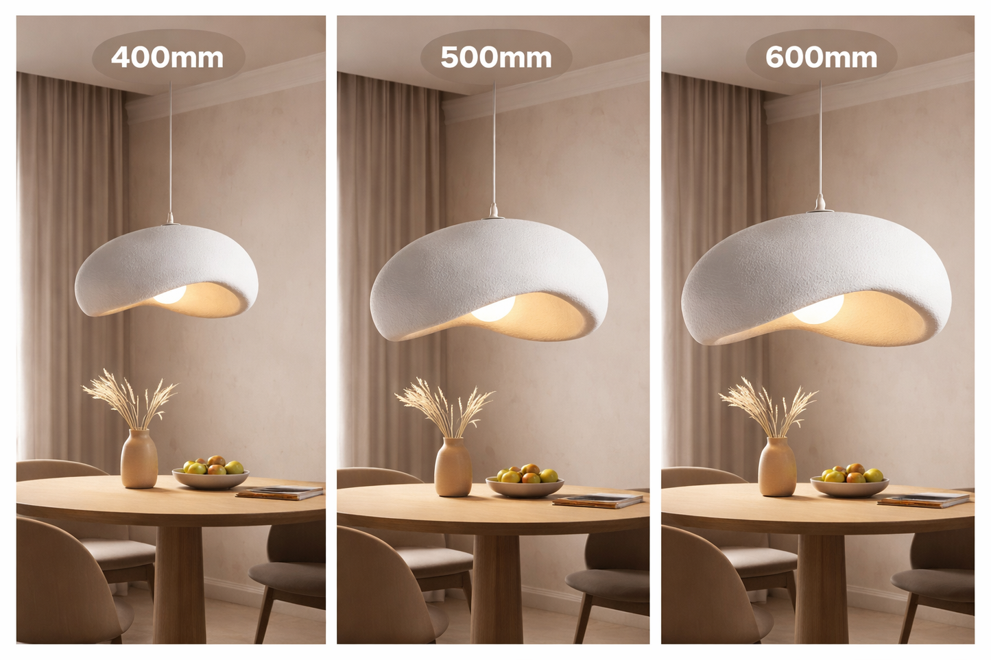 Sculptural Aura Pendant Light