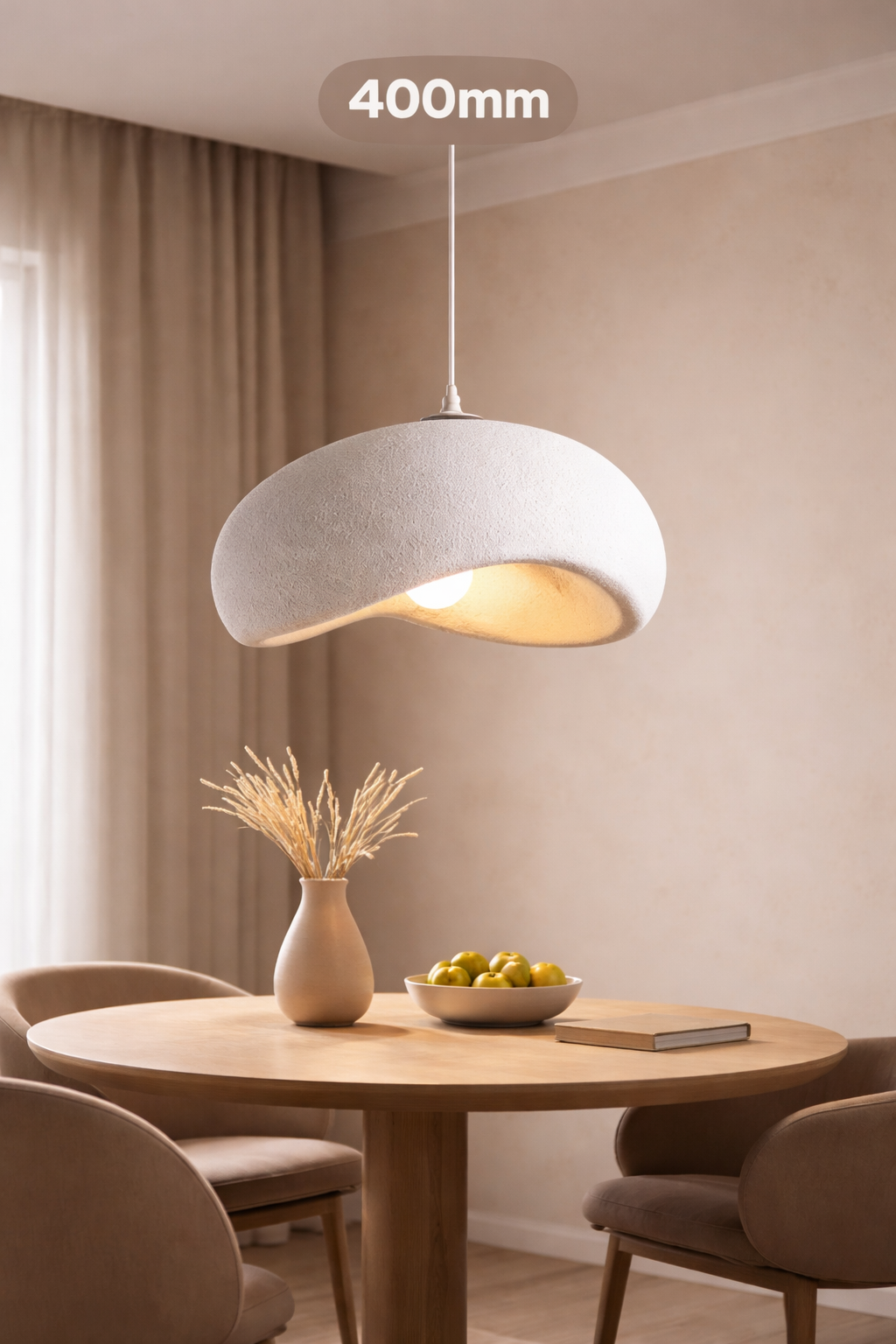 Sculptural Aura Pendant Light