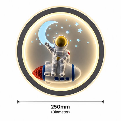 Astro Rocket LED Kids Wall Light – Moon & Stars Night Lamp