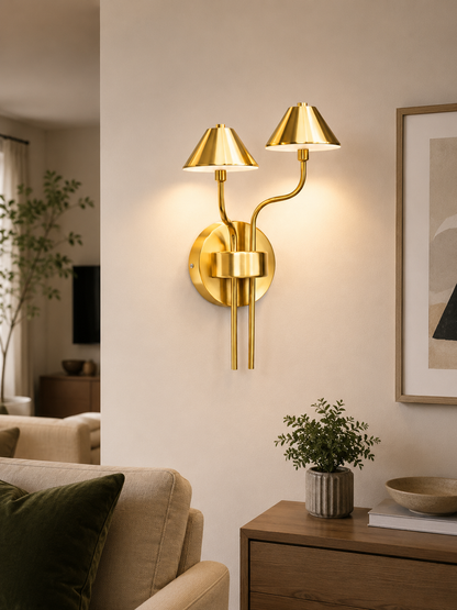 Aurelia Dual Shade Wall Lamp
