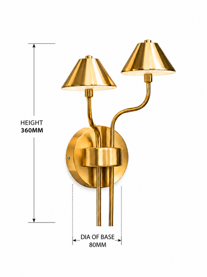 Aurelia Dual Shade Wall Lamp