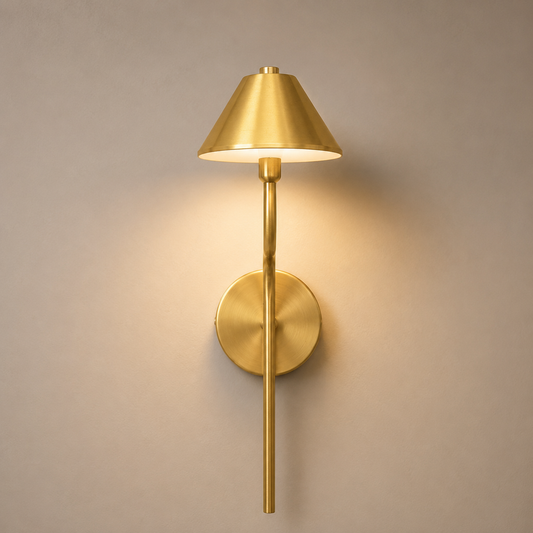 Aurelia Brass Wall Sconce