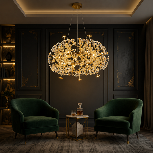 Celestia Crystal Ring Chandelier - view 2