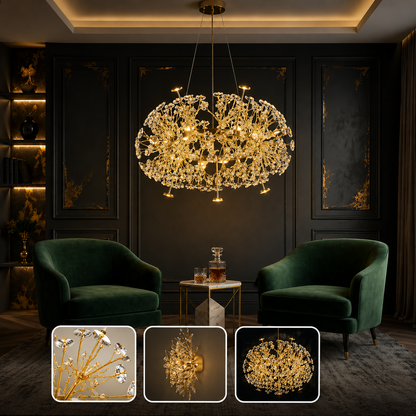 Celestia Crystal Ring Chandelier